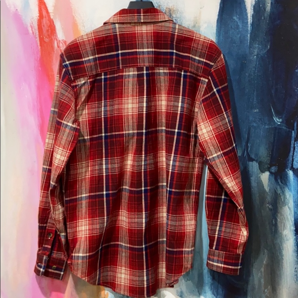 🔥EC🔥Orton Brothers Plaid Heavy Flannel Button Down Shirt. - Picture 5 of 5
